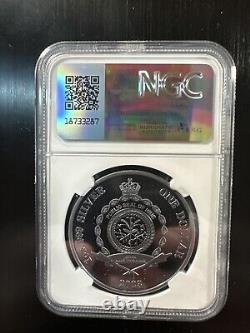 2023 Niue NGC PF70 Black Proof Chess King 1 oz Silver Proof Coin
