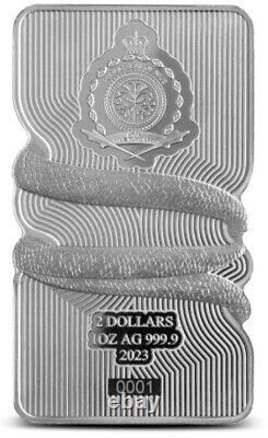 2023 Niue Nature's Grip Sunbeam Snake 1 oz. 999 Silver Coin Bar NGC PF70 PAMP