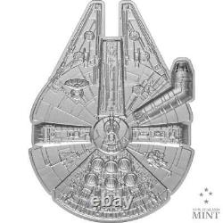 2023 Niue Star Wars Millennium Falcon 2oz Silver Coin NGC PF 70 UCAM