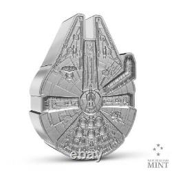 2023 Niue Star Wars Millennium Falcon 2oz Silver Coin NGC PF 70 UCAM