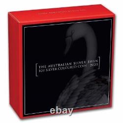 2023-P Australia Swan Colorized Silver NGC MS70 First Releases Includes Box/COA