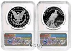 2023 S Peace & Morgan Proof Dollars Ngc Pf70 Fdoi (2) Coin Set Omp Inc