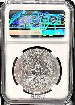 2023 South Africa 5 Rand Big 5 Series II Leopard 1 oz Silver Coin NGC MS 70