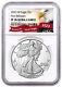 2023-W 1-oz. American Silver Eagle $1 NGC PF70 UC First Releases Eagle Label