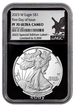 2023-W 1oz American Silver Eagle $1 NGC PF70 UC FDI. 999 1g Silver Label PRESALE