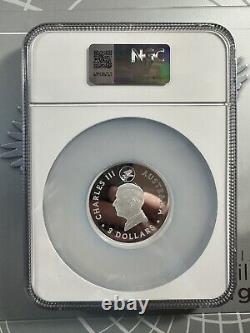 2024 Australia 3 oz Silver Wedge Tailed Eagle Proof FR NGC PF70 Mercanti