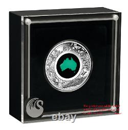 2024 Australia Great Southern Land CHRYSOPRASE 1oz Silver Coin NGC PF70 FR