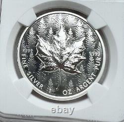 2024 Canada $20 1oz Silver Maple Leaf Pulsating Forest UHR NGC PF70 FDOI Signed