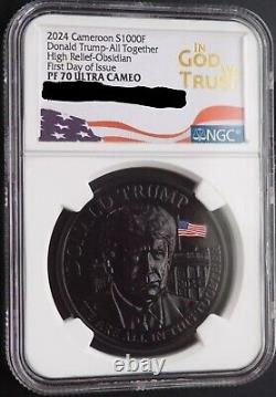 2024 Donald Trump Coin We Are All In This Together High Relief NGC PF70 RARE