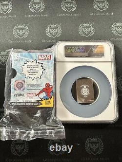 2024 NIue Comix Amazing Spiderman #1 NGC PF70 UC 1 oz Colored Proof Silver