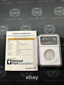 2024 NPF 1oz Silver Super Incuse Indian Head Double Eagle NGC SP70 FDOI Mercanti