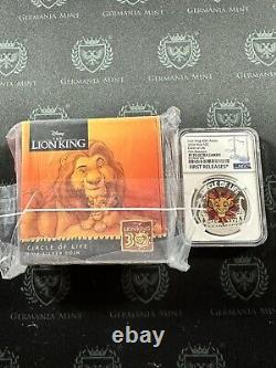 2024 Niue 1 oz Proof Silver Lion KIng 40th Ann. NGC PF70 UC 1st Release