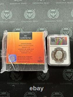 2024 Niue 1 oz Proof Silver Lion KIng 40th Ann. NGC PF70 UC 1st Release