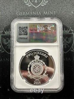 2024 Niue 1 oz Silver DC Villians Harley Quinn NGC PF70 Ultra Cameo 1st Release