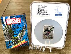 2024 Niue $2 Marvel SpiderMan Villains Vulture 1 oz. 999 Silver Coin NGC MS70