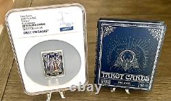 2024 Niue $2 Tarot Card XVII The Star 1oz Silver Colorized Proof Coin NGC PF70