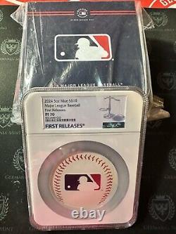 2024 Niue 5 oz Proof Silver Major League Baseball NGC PF70 1st Release