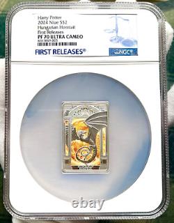 2024 Niue Harry Potter Hungarian Horntail NGC PF70 1 oz. 999 Silver Coin with OGP