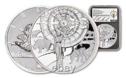 2024 Samoa 2 oz Silver Light of Liberty Natanya Van Niekerk NGC PF70 UHR FDOI