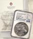 2024 St. Helena £2 UNA AND THE LION 2 Oz UHR Silver NGC MS70 ANTIQUED FR POP 8