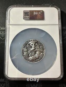 2025 Cameroon 2 oz Silver Antiqued NGC MS 70 Scarecrow 1st Release Glow in Dark