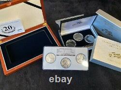 20th Anniversary Silver Coin Set NGC-70