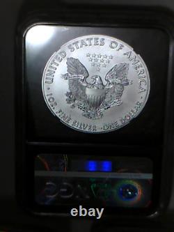 3-2017 Silver Eagles E. R. NGC MS70 cert. #s in sequence-scratch-free cases NICE