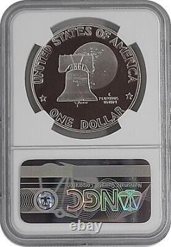 5 Coins 1976-S Eisenhower Proof Silver One Dollar Coins NGC PF69 Ultra Cameo