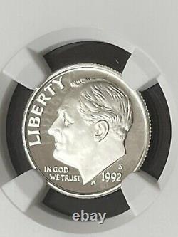 5 SILVER COINS Proof Roosevelt Dimes GRADED NGC PF69 Ultra Cameo 92 93 94 95 96