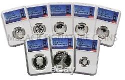 8-Coin 2019 Limited Edition Silver Set Proof NGC PF70 S Mint FDO RELEASE