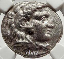 ALEXANDER III the GREAT Ancient 330BC Tetradrachm Silver Greek Coin NGC i66657