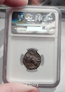 ATHENS Attica Greece Athena Owl Tetradrachm Ancient Silver Greek Coin NGC i59986