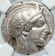 ATHENS Greece Silver Greek TETRADRACHM Coin Athena FULL CREST OWL NGC i85677