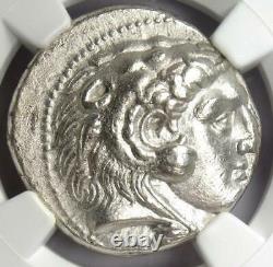 Alexander the Great III Seleucus I AR Tetradrachm Coin 336-323 BC NGC AU