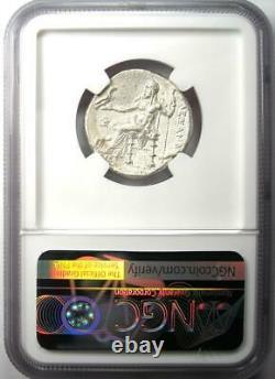 Alexander the Great III Seleucus I AR Tetradrachm Coin 336-323 BC NGC AU