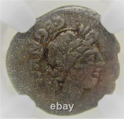 Ancient Roman Silver Republic Denarius Coin 97bc. Ngc Certified