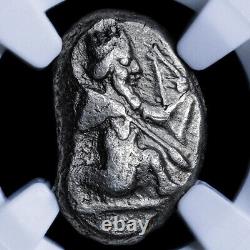 Ancient greek coins NGC VF Xerxes Artaxerxes I Achaemenid Silver Siglos A1133