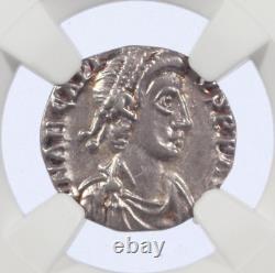 Arcadius AR Siliqua Roman Silver Coin 383-408 AD NGC Ch VF