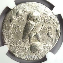 Athens Greece Athena Owl Tetradrachm Coin (148 BC, New Style) NGC Choice Fine