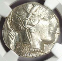 Attica Athens Greece Athena Owl Tetradrachm Coin (440-404 BC 