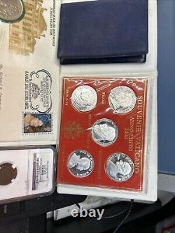 Blue Seal, Ngc, Proofs And Currency Lot And Horse Blanket And Low Cond Horse