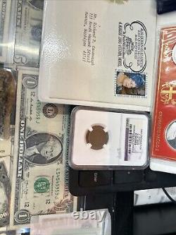 Blue Seal, Ngc, Proofs And Currency Lot And Horse Blanket And Low Cond Horse