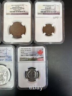 Blue Seal, Ngc, Proofs And Currency Lot And Horse Blanket And Low Cond Horse