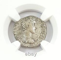 Commodus Silver Denarius (AD 177-192) NGC Certified Roman Coin Collectible