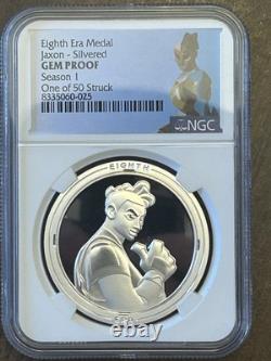 Eighth Era Medal SILVERED Jaxon GEM PROOF Season 1 To Pair With Star Privy ASE