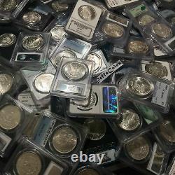 Estate Coin Lot 10x US Morgan Silver Dollars PCGS NGC Certified O, S, P MS64