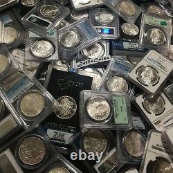 Estate Coin Lot US Morgan Silver Dollar 1 PCGS or NGC UNC O, S, P, CC Mint