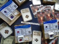 Estate Lot Certified Roman Coin, Gold, Gems Sale-drastically Reduced