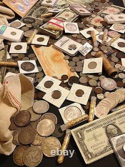 Estate Sale Lot Old Us Coinscurrencypcgs Ngcgold Silver Bullion50 Years+