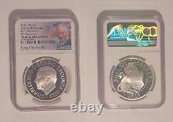 GB 2023 Silver 1OZ Coins Tudor Beasts Bull of Clarence NGC PF69? 2 COINS